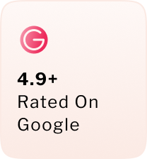 4.9+ Rated On Google